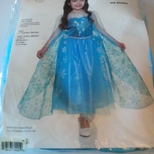 Charades Ice Queen Costume Girls Size- Medium